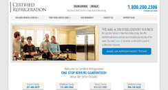 Desktop Screenshot of certifiedrefrigeration.com